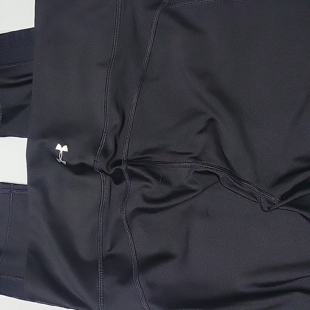 NWT Under Armour Compression Heatgear Ankle Crop Side Mesh Legging LARGE - Picture 6 of 7